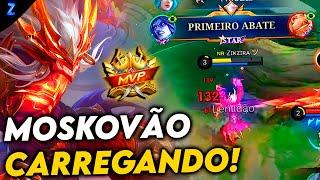 ZIKZIRA NO MODO SERIO DELE - MOSKOV GAMEPLAY | Mobile Legends