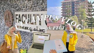 Campus Vlog | a day in FT UI, campus tour and study in offline class