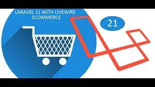 Laravel 11 & Livewire E-Commerce (No:21)-Modal and Cart Page Design with  Error Fix