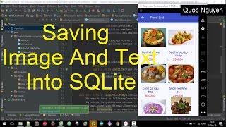 Saving Image And Text Into SQLite database - Custom GridView in Android (Part 1/3)