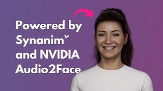 Sophie is a UneeQ digital human – and she's powered by Synanim and NVIDIA Audio2Face