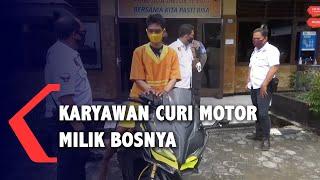 Mengaku Sakit Hati, Karyawan Curi Motor Milik Bosnya