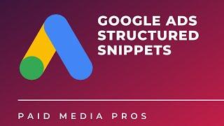 Google Ads Structured Snippet Extensions