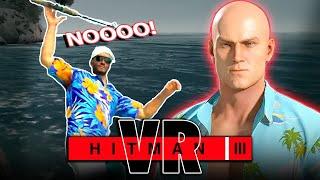 This beach isn't ready for him... (Hitman VR)