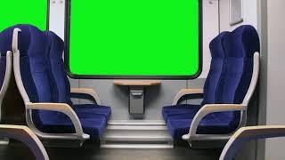 Inside Train Green Screen Effects Footage 4K