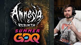 Amnesia: Rebirth Speedrun LIVE at SGDQ 2023