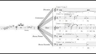 Johannes Mittner: Sanctus from Missa Hercules dux Ferrarae (5v. prolation/mensuration canon)