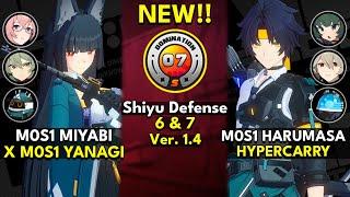 NEW Shiyu Defense 1.4 Floor 6 & 7 (S Rank) | M0S1 Miyabi x Yanagi & M0S1 Harumasa Hyper | ZZZero