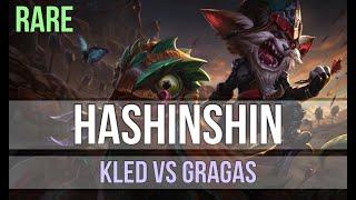 Hashinshin as Kled vs Gragas - s9 JUNGLE Ranked Gameplay