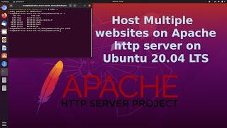 Host multiple website on apache http web server on Ubuntu | IP based virtual host configuration