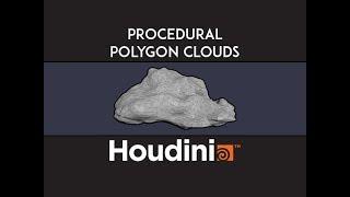 Houdini - Procedural Polygon Clouds