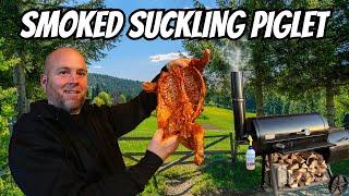 Smoked Suckling Piglet on the Homestead!