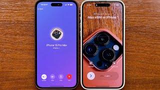 iPhone 14 Pro Max vs iPhone 15 Pro Max Threema and Telegram Apps Incoming Calls + Call Back