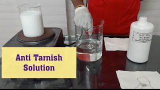 Anti Tarnish Solution | Metal Lamination Process | How to Protect Silver From Tarnishing