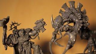 40k Unboxing Deathstorm Blood Angels Captain and Tyranid Broodlord