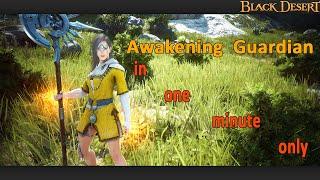 Learn How To Play Guardian in one minute, Full Guide For Awakening GR | Black Desert Online