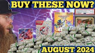 POKEMON INVESTING August 2024! Products & Cards IM Investing Into This Month!