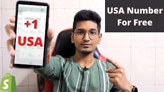 Get USA Phone Number For Dropshipping 100% Free | Hindi |