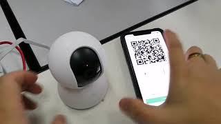 How to scan QR Code during setup IP Camera