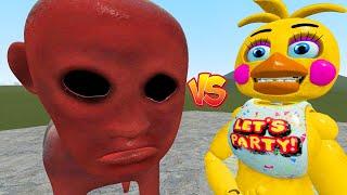 (Gmod Fnaf)TOY CHICA Vs HEY MAN STOP A MINUTE (TREVOR HENDERSON CREATURE)