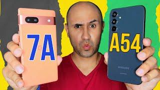 Galaxy A54 vs Pixel 7a: Cámaras, batería. ¿Es mejor el celular Samsung que el de Google?