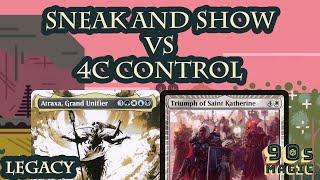 Sneak and Show vs 4c Control [MTG Legacy]