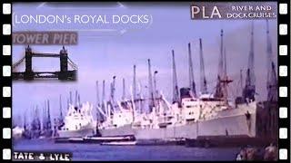 London's Thames & ROYAL DOCKS cruise 1966