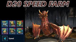 DRAGON 20 SPEED FARM | X2 SPEED SET DROP FEVER | Raid: Shadow Legends