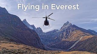 Thrilling helicopter ride from Gorakshep | Everest Base Camp in Nepal