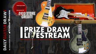 140 Fender Clapton Strat & 4 more DAILY GUITAR DRAW Competition Prize Draw Live 09/07/2024 16.00 UK