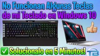 NO FUNCIONAN ALGUNAS TECLAS DE MI TECLADO EN WINDOWS 10 (2021) ⌨️ Solucionar errores de PC y Laptops