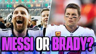 GOAT DEBATE! Lionel Messi or Tom Brady? Thierry Henry and Micah Richards debate | CBS Sports Golazo