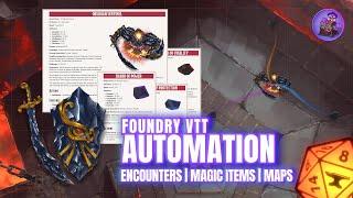 Foundry VTT Automation [Encounters, Magic Items, Maps] Pack 015