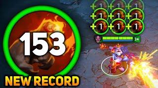 +153 Stacks Finger of Death Lion 7.37 One Shot 123 Kills | Dota 2 Gameplay