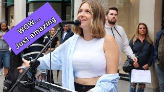 Guy TIPPED $100 for this PERFORMANCE!! ABBA - S.O.S. | Allie Sherlock cover & Zoe Clarke