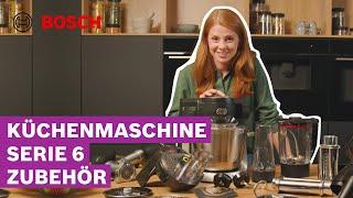 Von Teig bis Raspeln – Multifunktionalität neu definiert | Bosch Küchenmaschine Serie 6