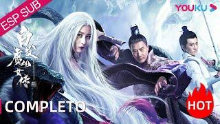 Película SUB español [La sirena de pelo blanco] Traje antiguo/Acción/ Wuxia/Romance | YOUKU