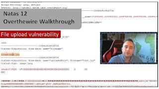 Understanding File Upload vulnerabilities - Natas12 - Overthewire.org - Walkthrough