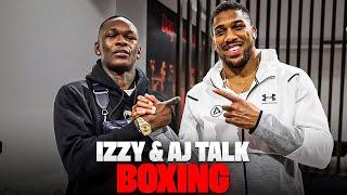 Israel Adesanya & Anthony Joshua Talk Boxing in Riyadh Saudi Arabia