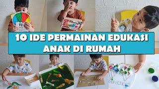 PERMAINAN EDUKASI ANAK 2 - 3 TAHUN II AKTIVITAS MONTESSORI II 10 IDE BERMAIN ANAK DI RUMAH