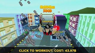 50 Million Strength Full Gameplay on Strongman Simulator Roblox