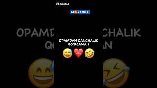 OPAMDAN QANCHALIK QO‘RQAMAN ️ #shorts #tiktok #instagram #youtubeshorts #funny #rek