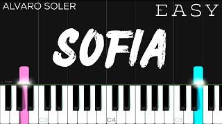 Alvaro Soler - Sofia | EASY Piano Tutorial