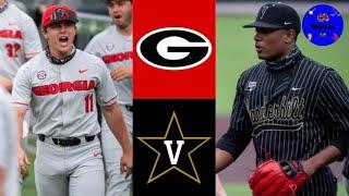 Georgia vs #1 Vanderbilt Highlights (Game 1) | 2021 College Baseball Highlights