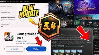 URGENT NOTICEBGMI 3.4 NEW UPDATE IS HERE - WHAT NEW CHANGES ??? 120 FPS IN BGMI ??? ParasOfficial