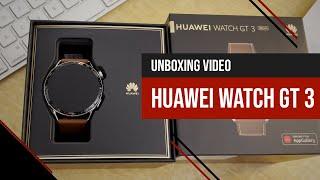 HUAWEI WATCH GT 3 46mm Classic Edition with Leather Strap Unboxing