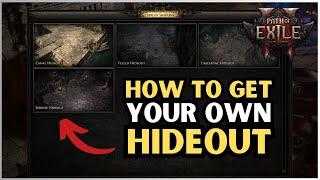 How to get a Hideout in Path of exile 2 | poe 2 | EA