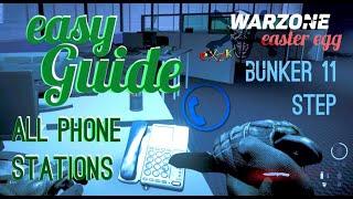 Warzone EASY GUIDE (Bunker 11 easter egg) 0-9 Active Phones Locations