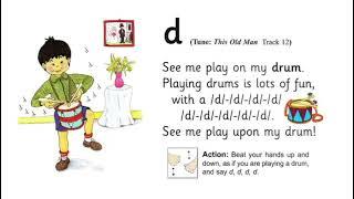 Jolly Phonic song ' d ' sound