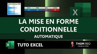 Utiliser la MISE EN FORME automatique CONDITIONNELLE dans EXCEL - Formation vidéo